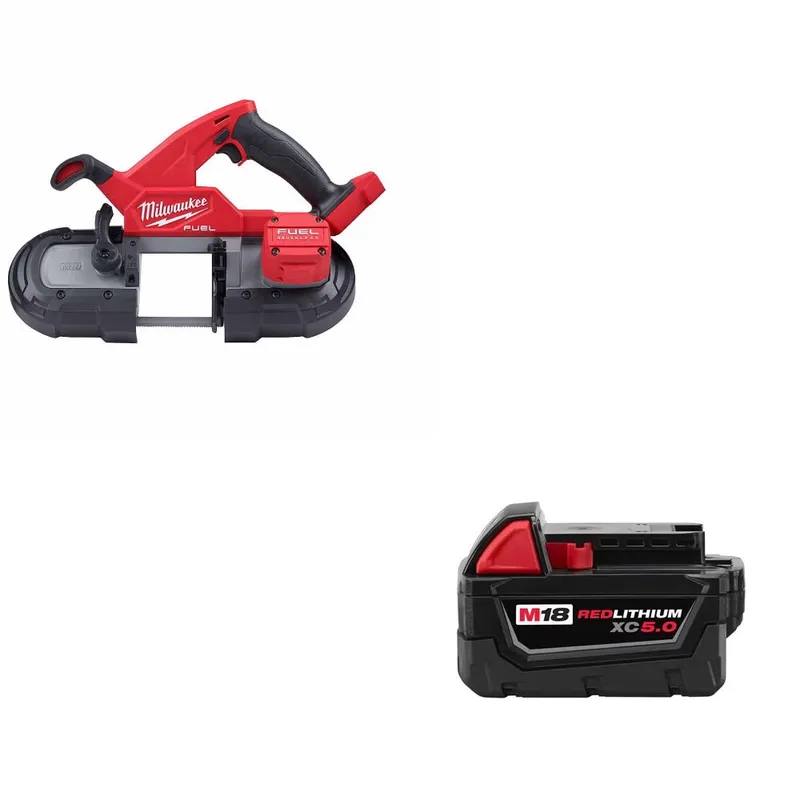 Milwaukee M18 FUEL Band Saw W/ FREE 48-11-1850 M18 XC5.0 Battery Pack