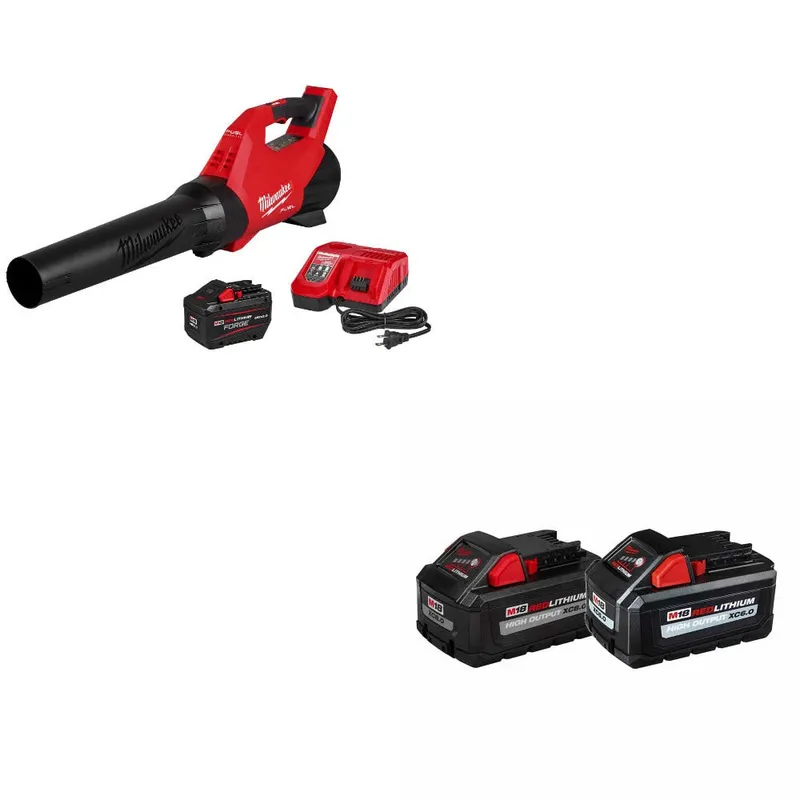 Milwaukee M18 FUEL Blower Kit W/ 48-11-1868 M18 18V Battery, 2 Pack