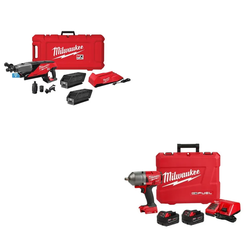 Milwaukee MX FUEL Drill Kit W/ FREE 2863-22R M18 Impact Wrench Kit