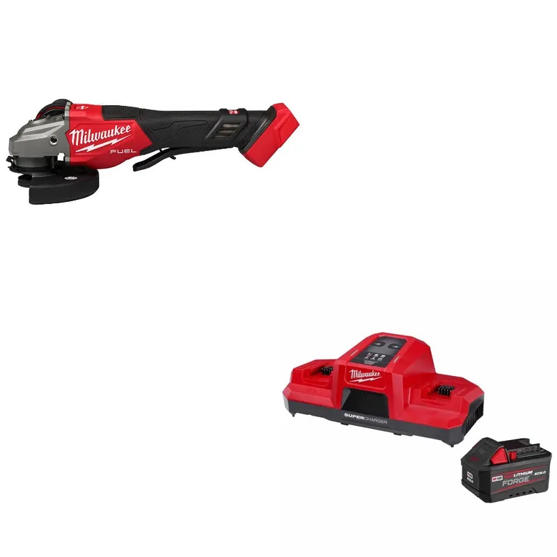 Milwaukee M18 FUEL 4-1/2"-6" Grinder W/ 48-59-1861 M18 18V Starter Kit