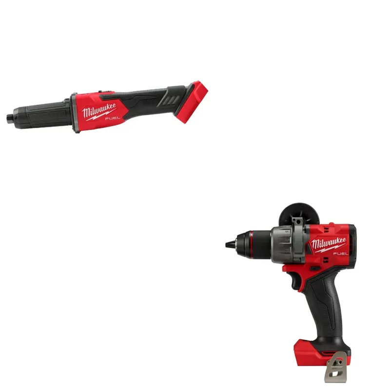 Milwaukee M18 FUEL Die Grinder w/ FREE 2904-20 M18 FUEL Drill/Driver