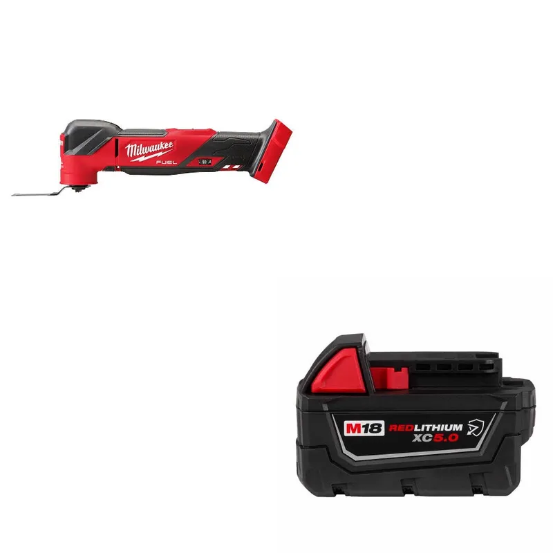 Milwaukee M18 FUEL Multi-Tool, Bare W/ 48-11-1850R M18 XC5.0 Battery