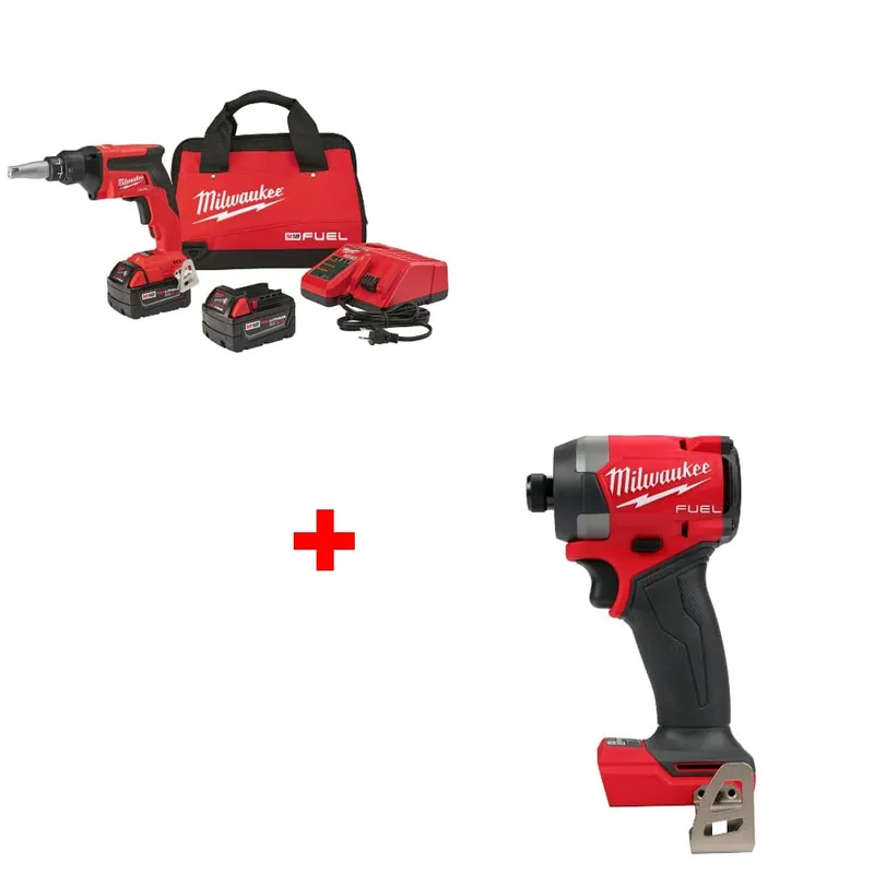 Milwaukee M18 FUEL Screw Gun Kit w/ FREE 2953-20 M18 Hex Impact Driver