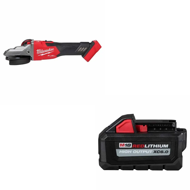 Milwaukee M18 FUEL 5" Grinder w/ FREE 48-11-1865 M18 XC6.0 Battery Pack