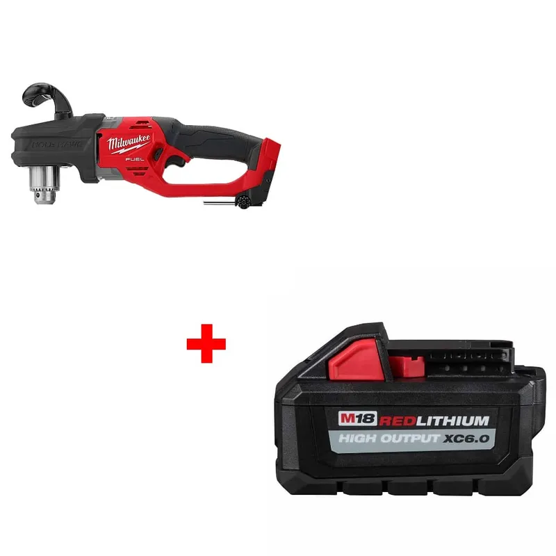 Milwaukee M18 FUEL 1/2" Angle Drill w/ FREE 48-11-1865 M18 Battery Pack