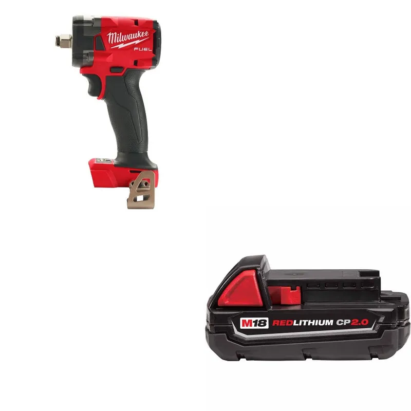 Milwaukee M18 FUEL 1/2" Impact Wrench W/ 48-11-1820 M18 Battery Pack