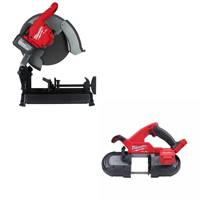 Milwaukee M18 FUEL 14" Chop Saw W/ FREE 2829-20 M18 Band Saw, Bare