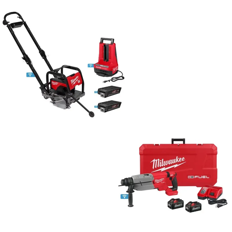Milwaukee 6" Concrete Saw Kit W/ FREE 2916-22 Rotary Hammer Kit