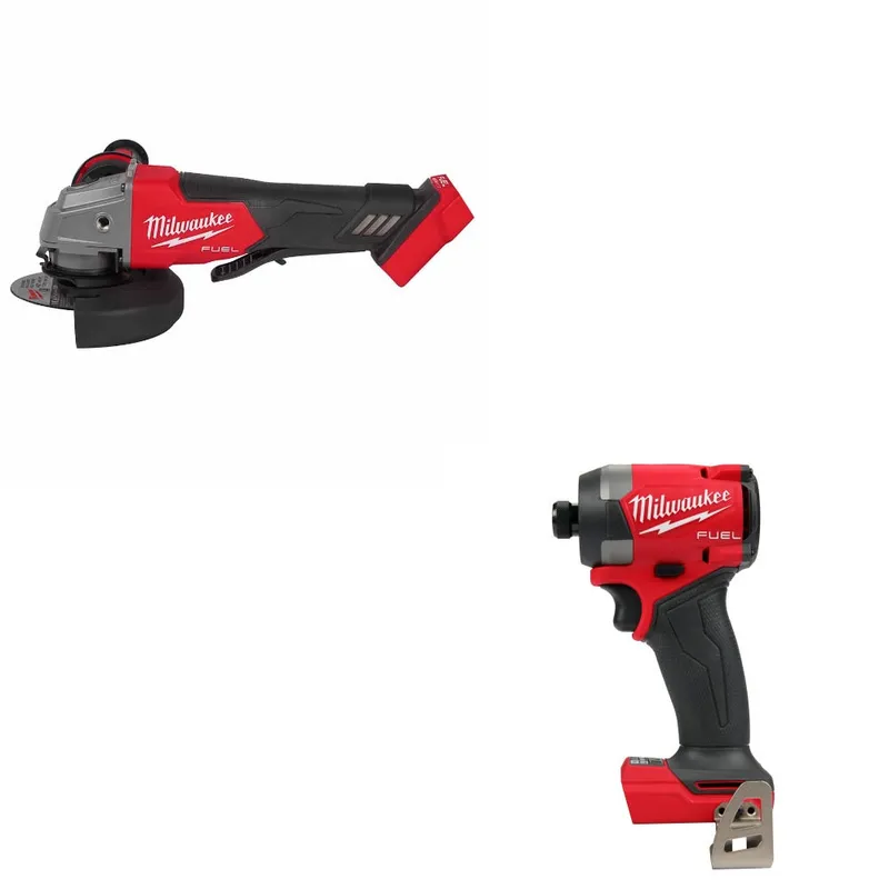 Milwaukee M18 FUEL Grinder W/ FREE 2953-20 M18 FUEL 1/4" Impact Driver