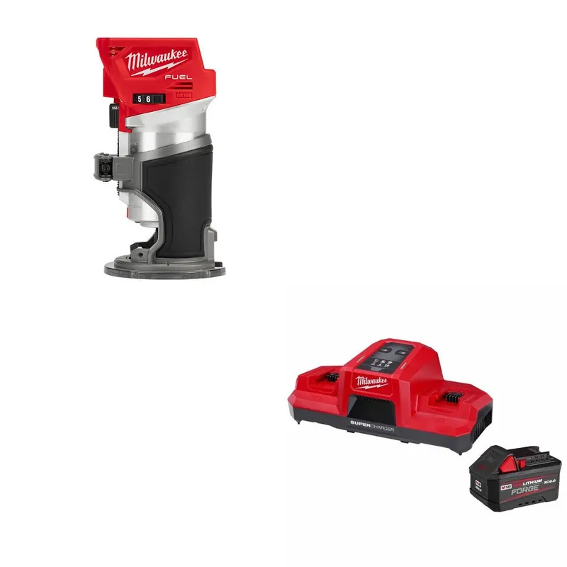 Milwaukee M18 FUEL Router, Bare Tool W/ 48-59-1861 M18 18V Starter Kit