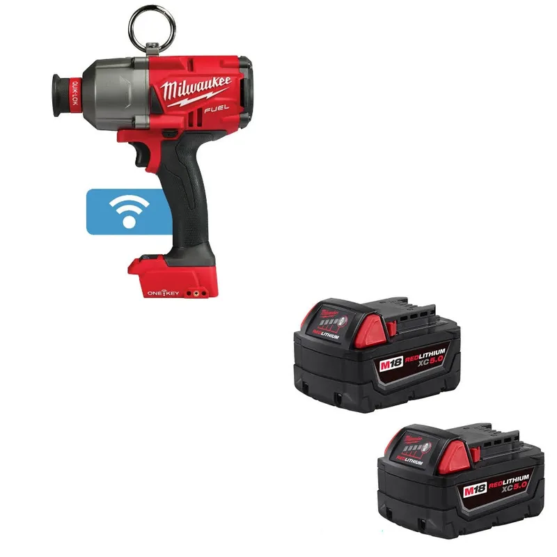 Milwaukee M18 FUEL 7/16" Impact Wrench W/ 48-11-1852 M18 Battery, 2 Pack