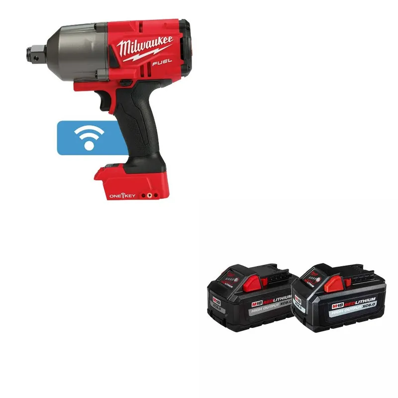 Milwaukee M18 FUEL Impact Wrench 3/4" W/ 48-11-1868 M18 18V Battery, 2Pk