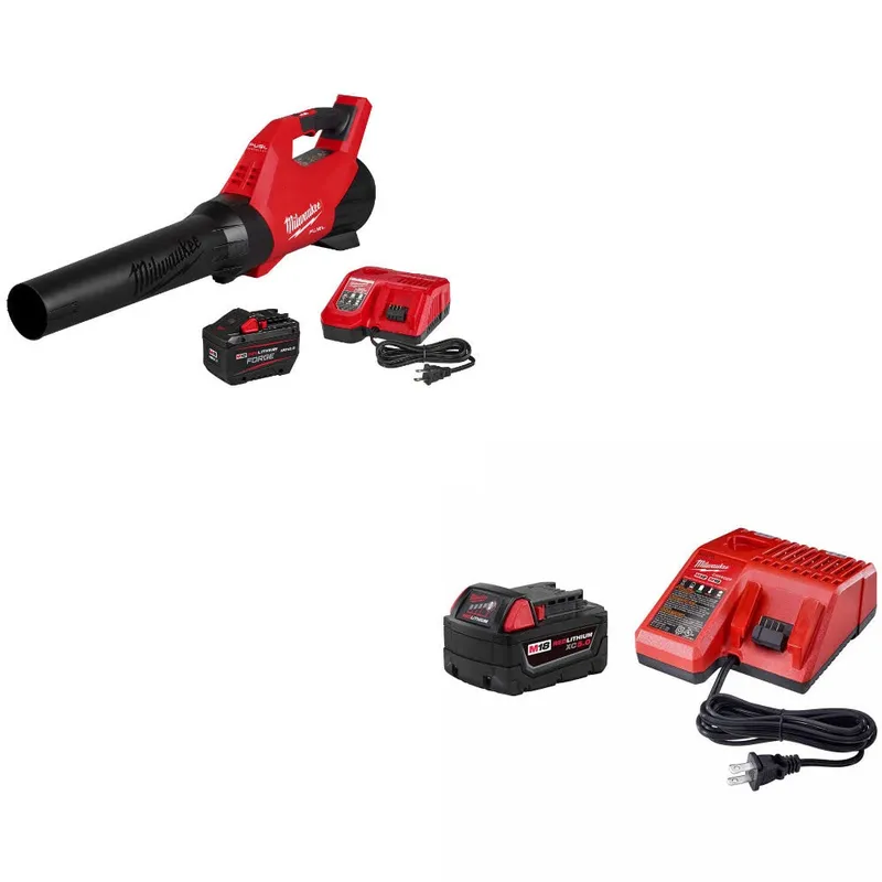 Milwaukee M18 FUEL Blower Kit W/ 48-59-1850 M18 XC5.0 Starter Kit