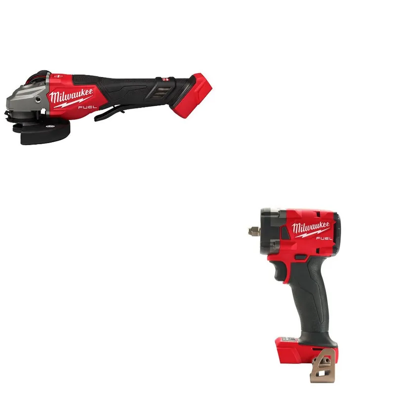 Milwaukee Braking Grinder Kit W/ FREE 2854-20 Compact Impact Wrench