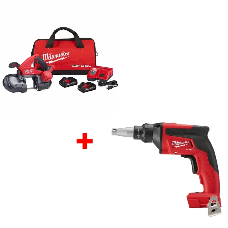 Milwaukee M18 FUEL Band Saw Kit w/ FREE 2866-20 M18 Screw Gun, Bare