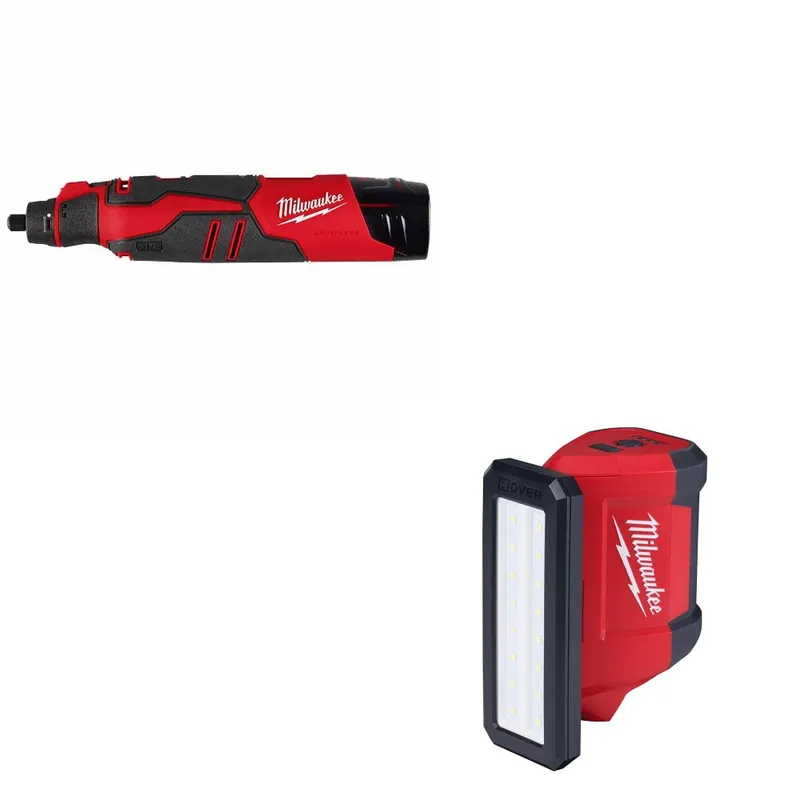 Milwaukee M12 Brushless Rotary Tool Kit W/ FREE 2367-20 M12 Flood Light