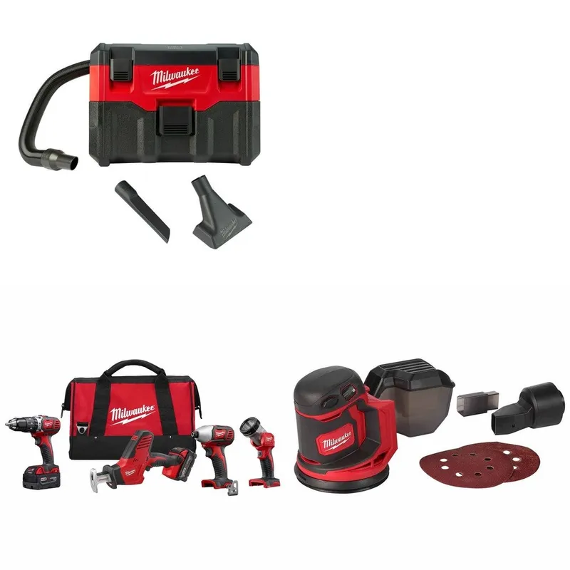 Milwaukee 4-Tool Combo W/ FREE 0880-20 and FREE 2648-20