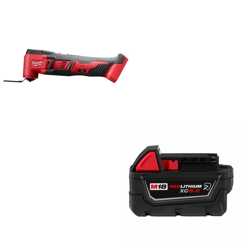 Milwaukee M18 Oscillating Multi-Tool W/ 48-11-1850R M18 XC5.0 Battery