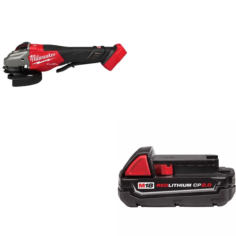 Milwaukee M18 FUEL 4-1/2"-6" Grinder W/ 48-11-1820 M18 2.0 Battery Pack