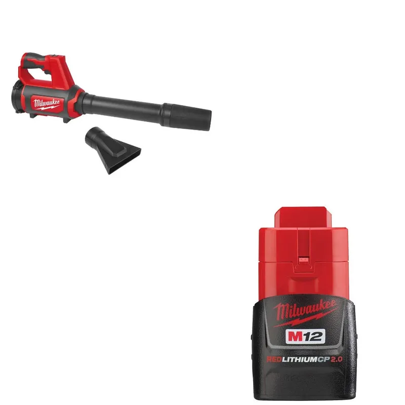 Milwaukee M12 Compact Spot Blower Kit W/ FREE 48-11-2420 2.0Ah Battery