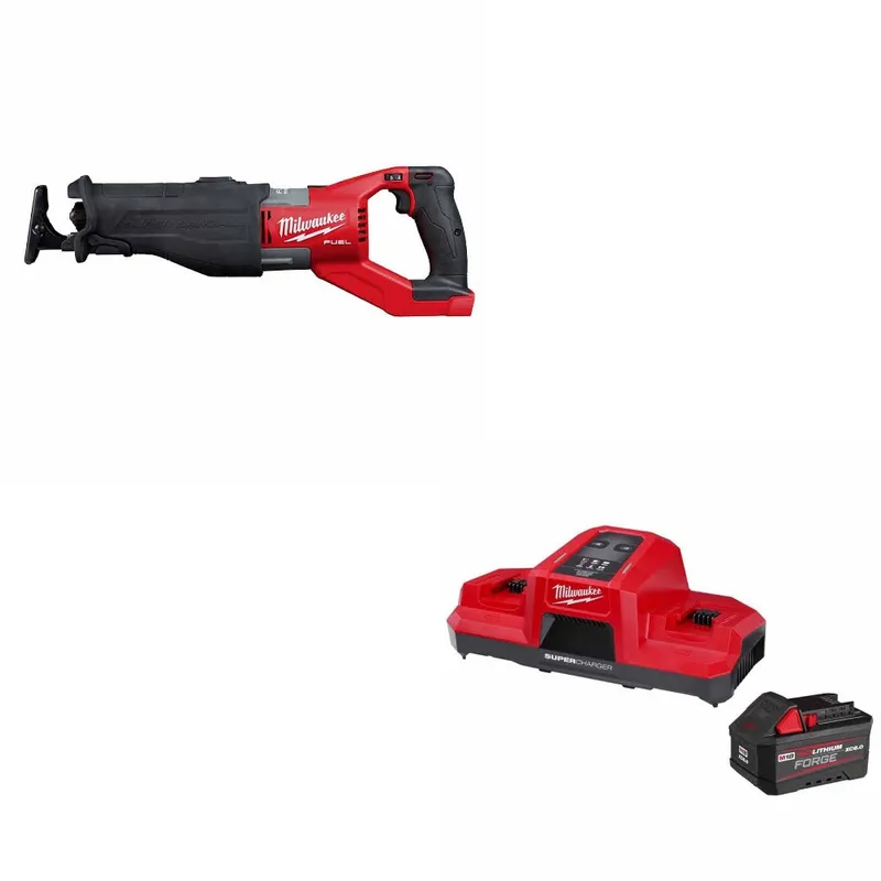 Milwaukee M18 FUEL Super SAWZALL W/ 48-59-1861 M18 18V Starter Kit