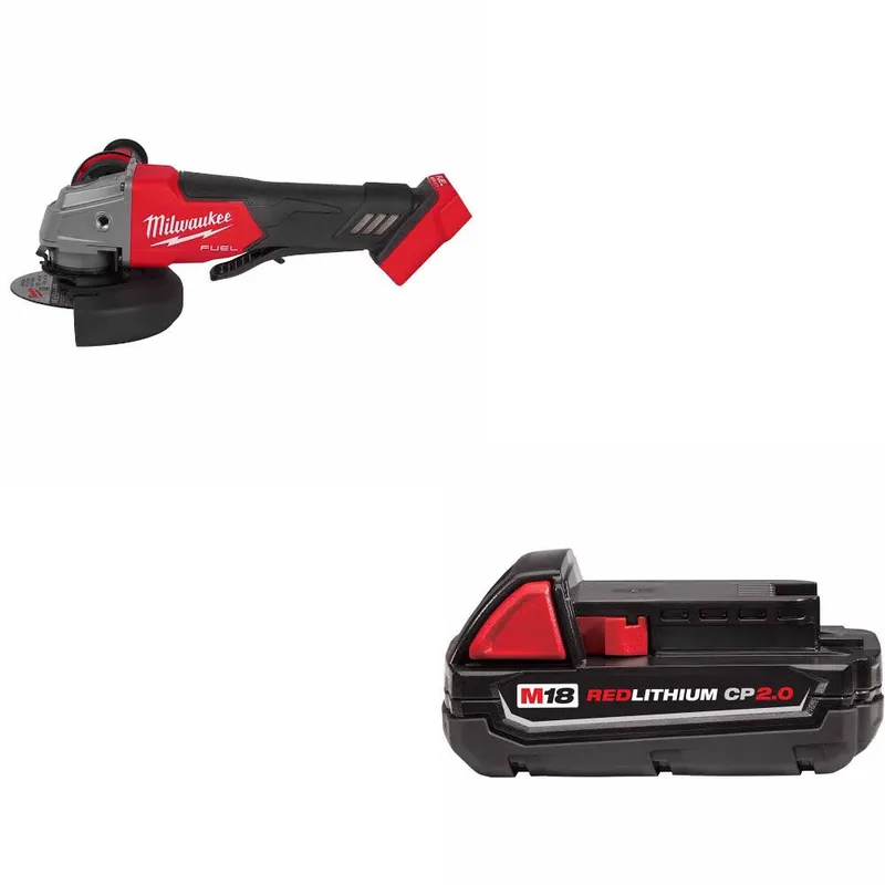 Milwaukee M18 FUEL 4-1/2"/5" Grinder W/ 48-11-1820 M18 2.0 Battery Pack