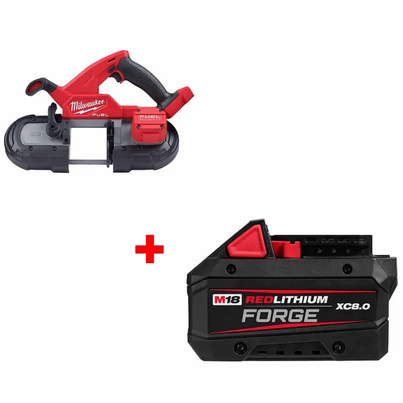 Milwaukee M18 FUEL Band Saw, Bare W/ FREE 48-11-1881 M18 Battery Pack