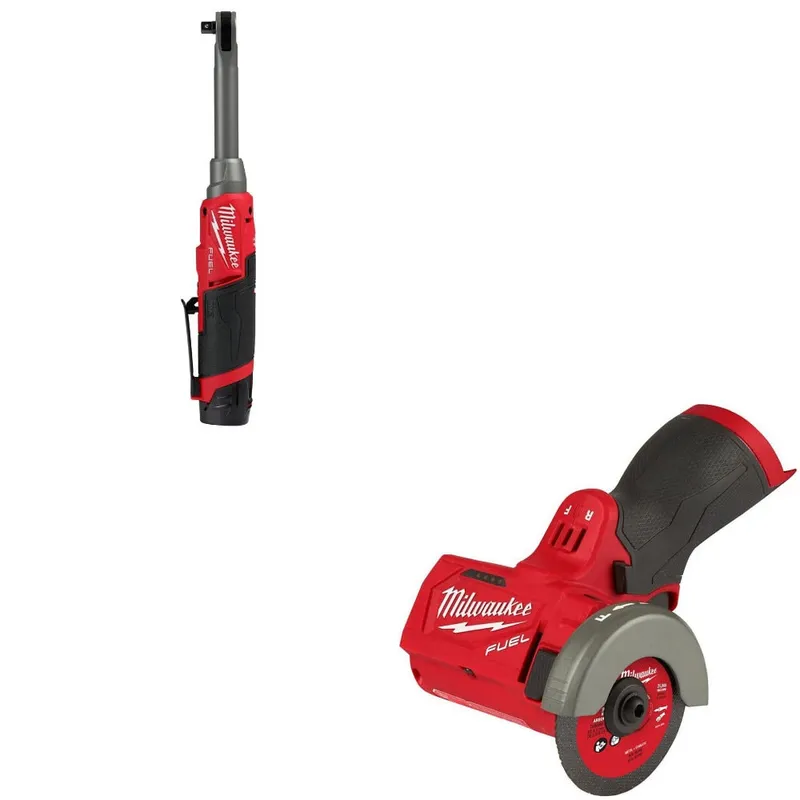 Milwaukee 3/8" Ratchet Kit W/ FREE 2522-20 3" Cut Off Tool
