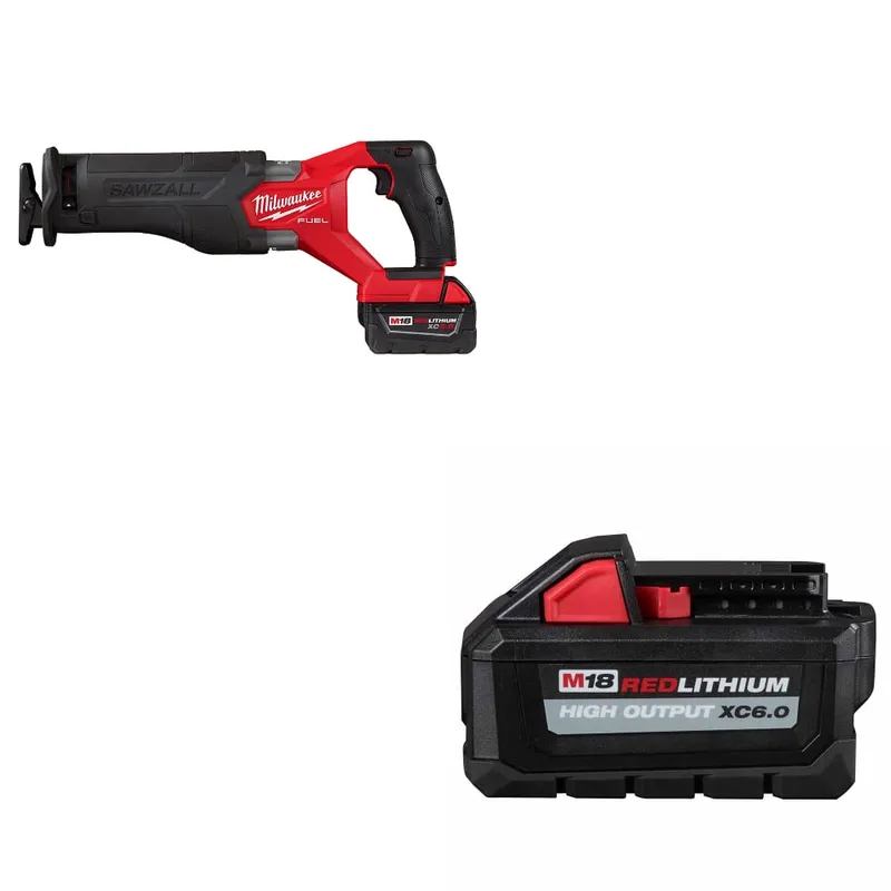 Milwaukee M18 FUEL Recip Saw Kit w/ FREE 48-11-1865 M18 Battery Pack