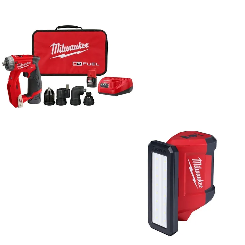Milwaukee M12 FUEL Drill/Driver Kit w/ FREE 2367-20 M12 Flood Light