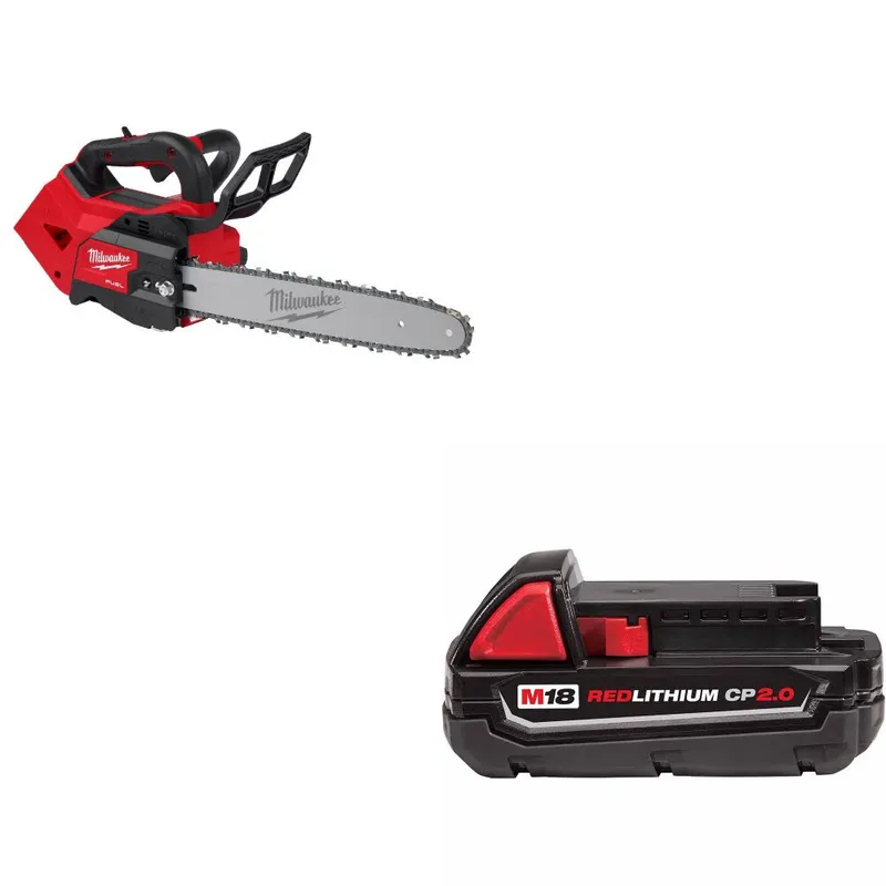 Milwaukee M18 FUEL 14" Chainsaw W/ 48-11-1820 M18 2.0 Battery Pack