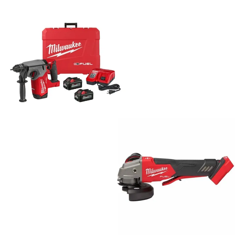 Milwaukee M18 FUEL Rotary Hammer Kit W/ FREE 2888-20 M18 FUEL Grinder