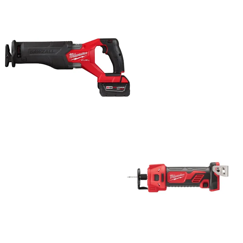 Milwaukee M18 FUEL Recip Saw Kit W/ FREE 2627-20 M18 Cut Out Tool