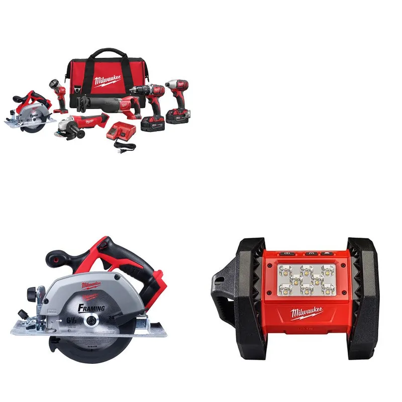 Milwaukee M18 6-Tool Combo Kit W/ FREE 2630-20 M18 Circular Saw & Light