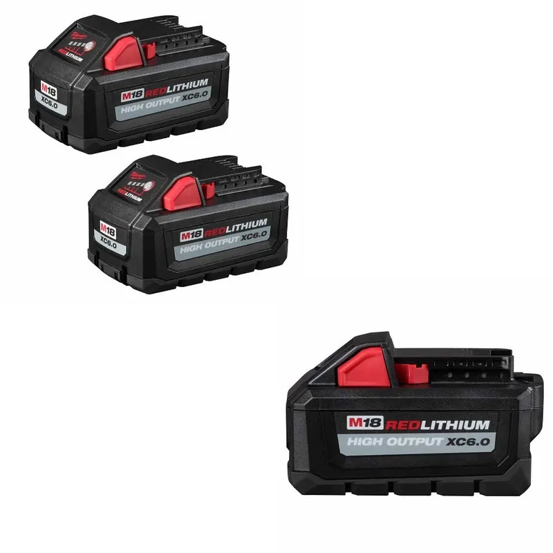 Milwaukee XC6.0 Battery 2-Pack Kit W/ FREE XC6.0 Battery