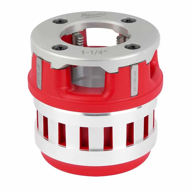 Milwaukee 1-1/4" High Speed NPT Portable Pipe Threading Forged Aluminum Die Head