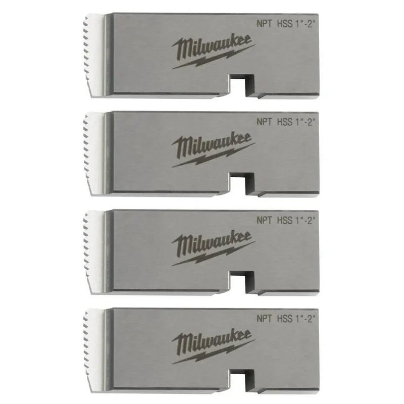 Milwaukee 1"-2" High Speed FOR STAINLESS NPT Universal Pipe Threading Dies