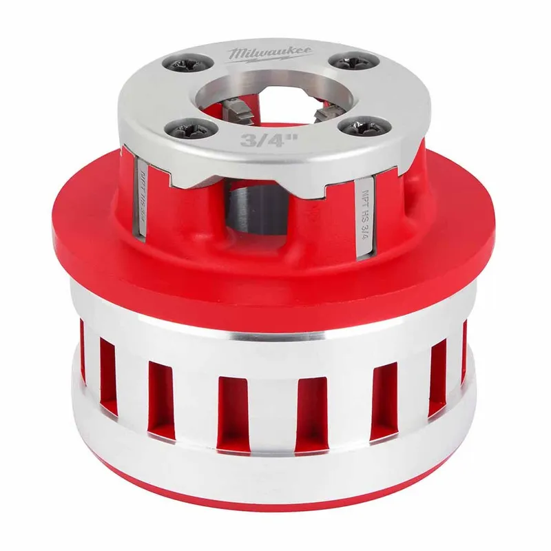 Milwaukee 3/4" High Speed NPT Portable Pipe Threading Forged Aluminum Die Head