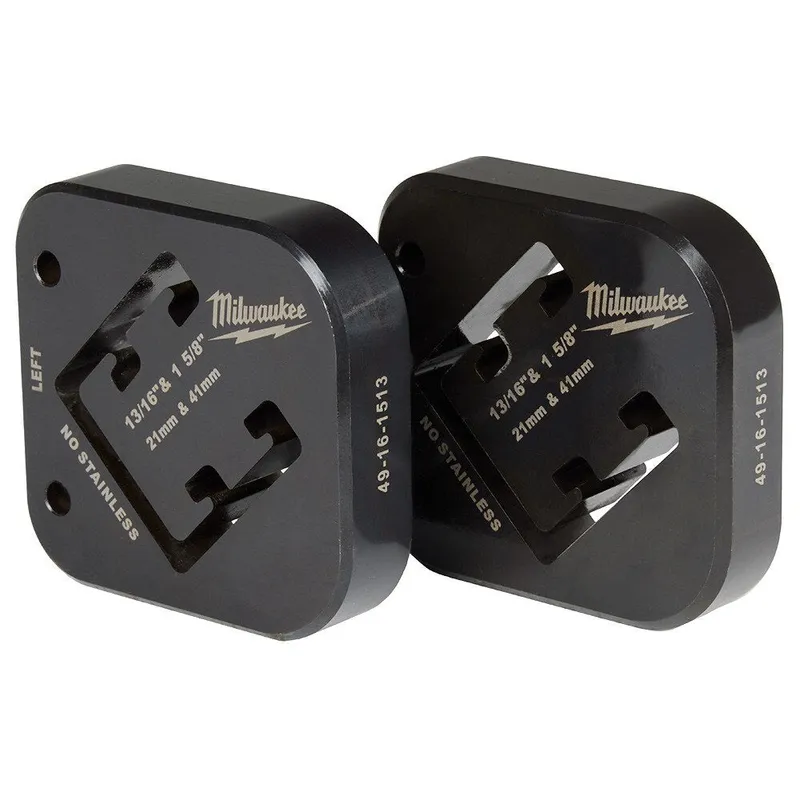 Milwaukee 13/16" & 1-5/8" x 1-5/8" Combination Strut Shearing Dies