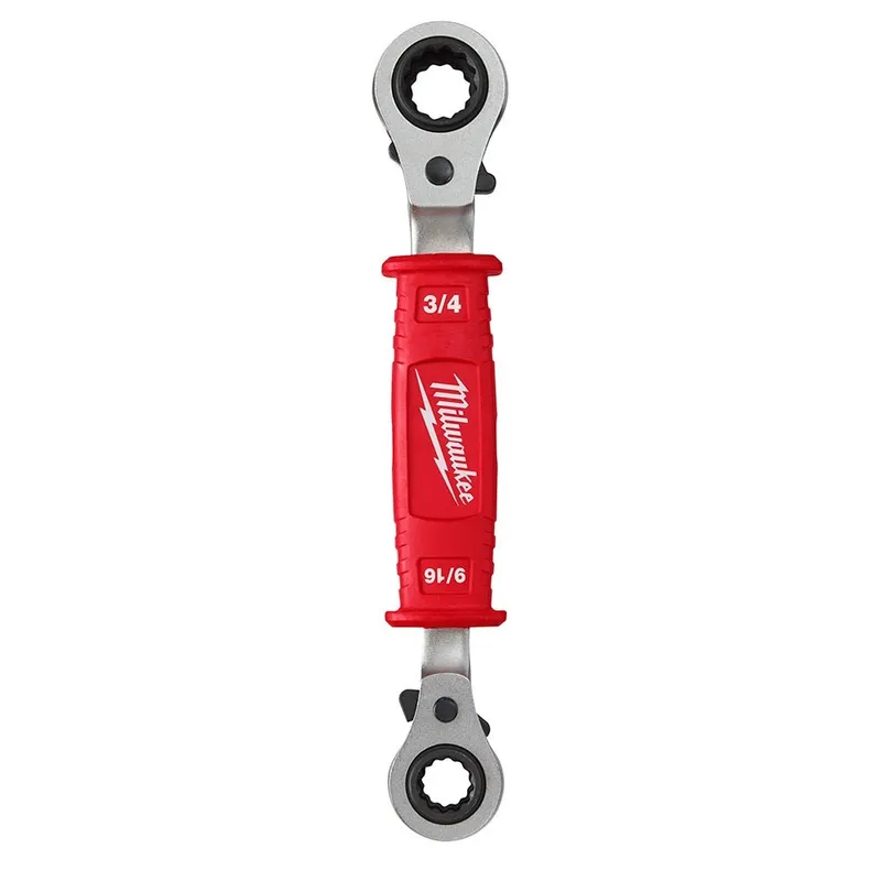 Milwaukee Lineman’s 4-in-1 Insulated Ratcheting Box Wrench