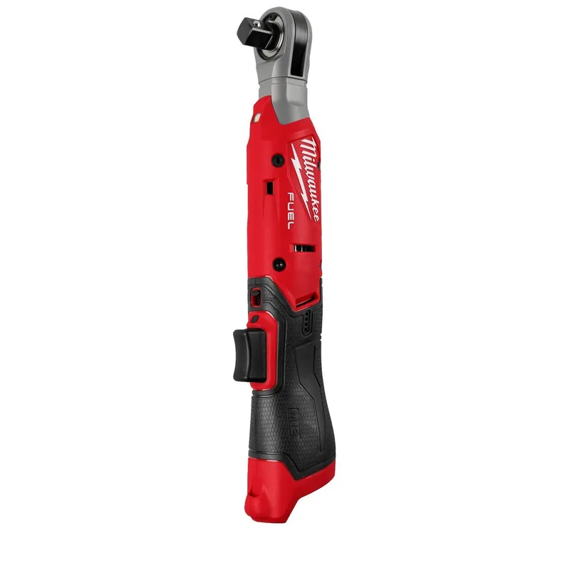 Milwaukee M12 FUEL 1/2 Inch Cordless Ratchet, 300 RPM, 80 ft-lbs, Compact Head (Bare Tool)