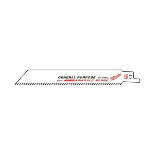 Milwaukee Super Sawzall Blade 5 Teeth per Inch 12-Inch Length (100 Pack)