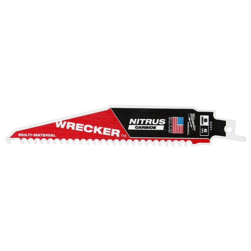 Milwaukee 6" 6TPI The Wrecker with Nitrus Carbide 1PK
