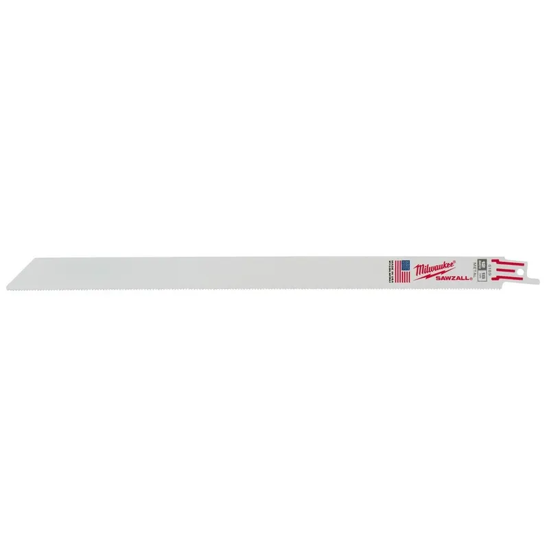 Milwaukee 12" x 18TPI Bi-Metal Super Sawzall Blade (50 Pack)