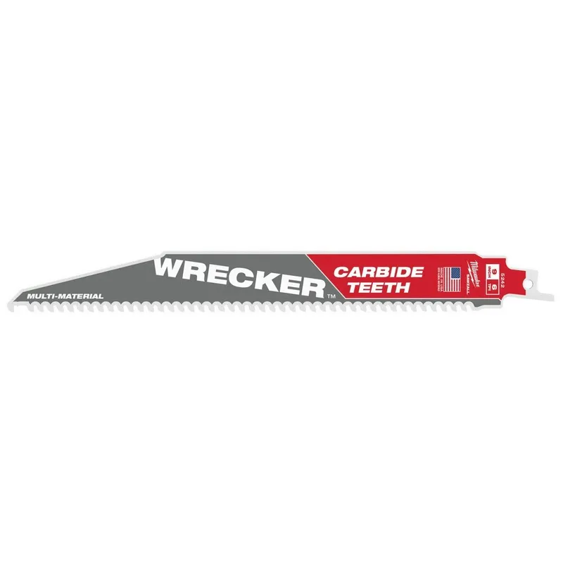 Milwaukee 9" 6 TPI THE WRECKER with Carbide Teeth SAWZALL Blade 3PK