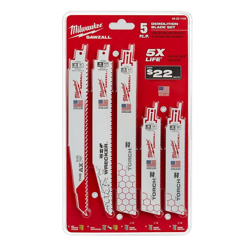 SAWZALL BL SET - DEMO 5PC