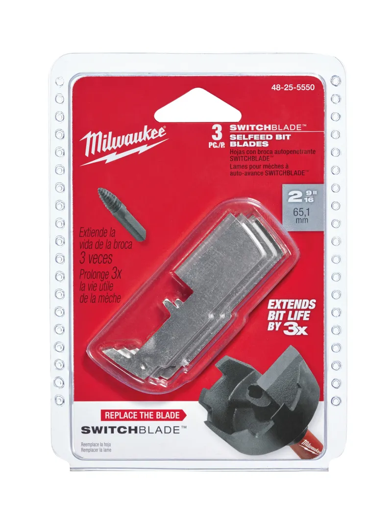 Milwaukee 2-9/16 in. SwitchBlade Replacement Blade (3 Pack)