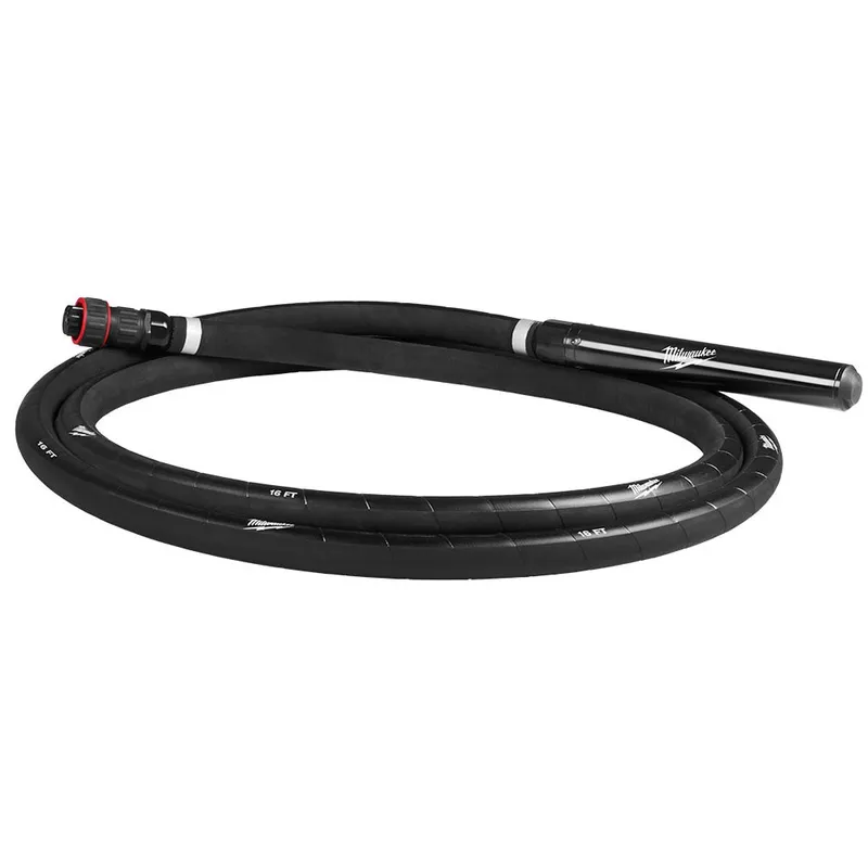 Milwaukee MX FUEL High Cycle Concrete Vibrator 16' Whip w/ 1.75" Head