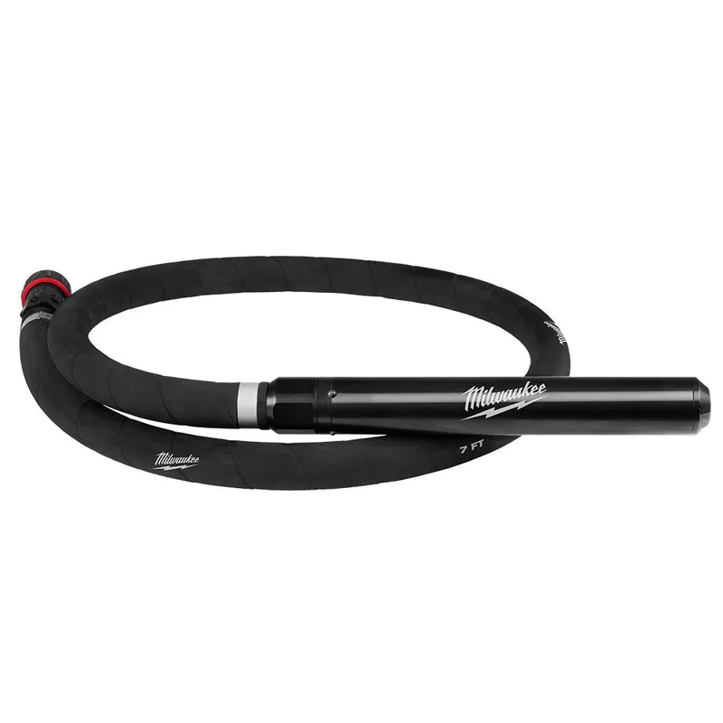Milwaukee MX FUEL High Cycle Concrete Vibrator 7' Whip w/ 1.75" Head