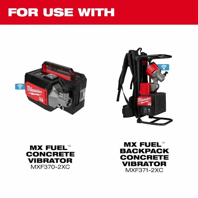 Milwaukee 1-1/4" Concrete Vibrator Head